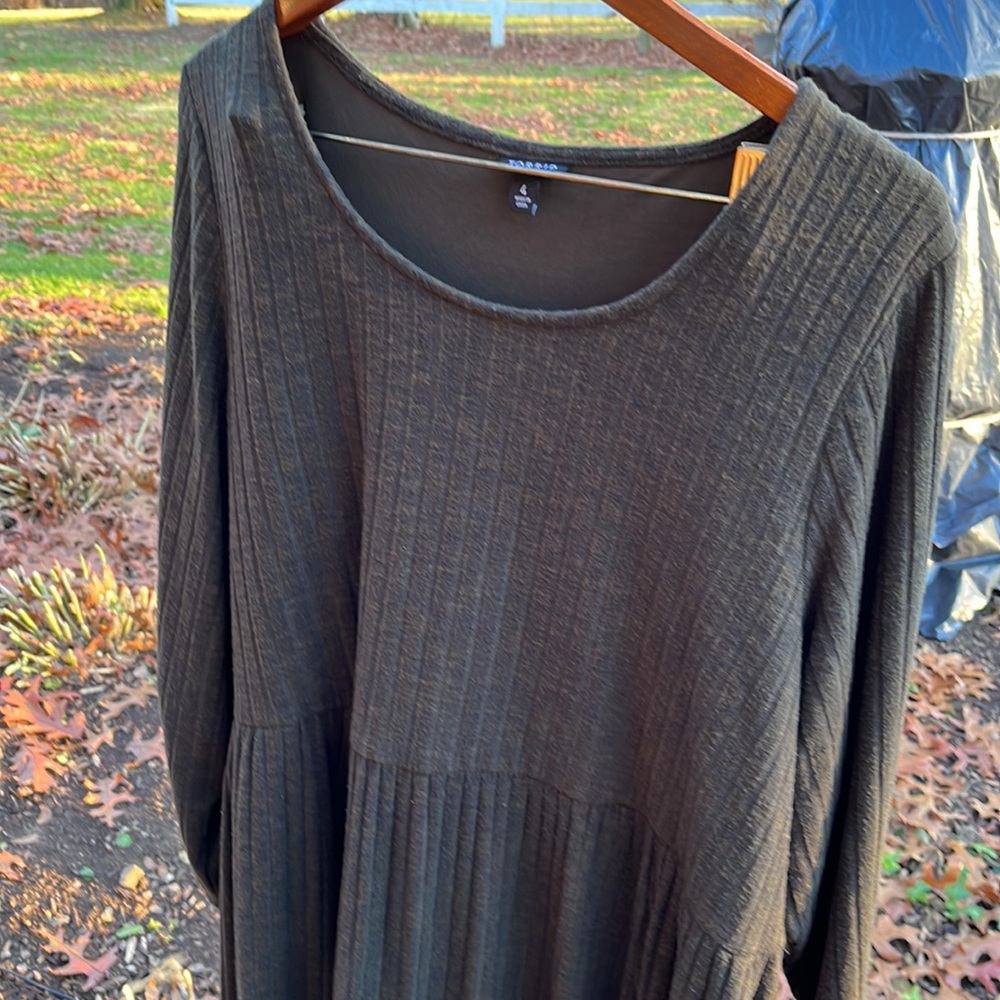 Torrid Dress Dark olive green EUC - Picture 3 of 5